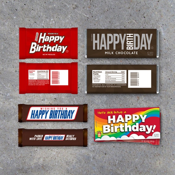 Happy Birthday Collection Printable Candy Bar Wrappers And Candy Tags happy-birthday-collection-printable-candy-bar-wrappers-and-candy-tags