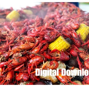 Louisiana Crawfish Boil Recipe: Instant Download Printable