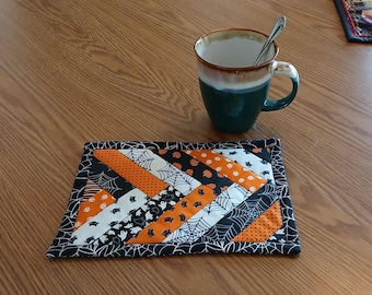 Halloween Mug Rug Pattern -- A Braided Mug Rug Pattern