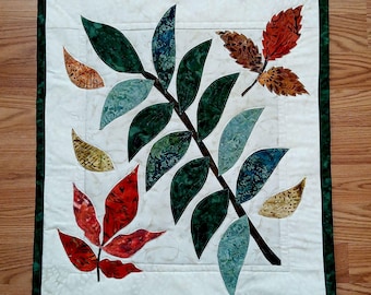 More Leaves Abound Wall Hanging Pattern -- Autumn or Fall Wall Hanging