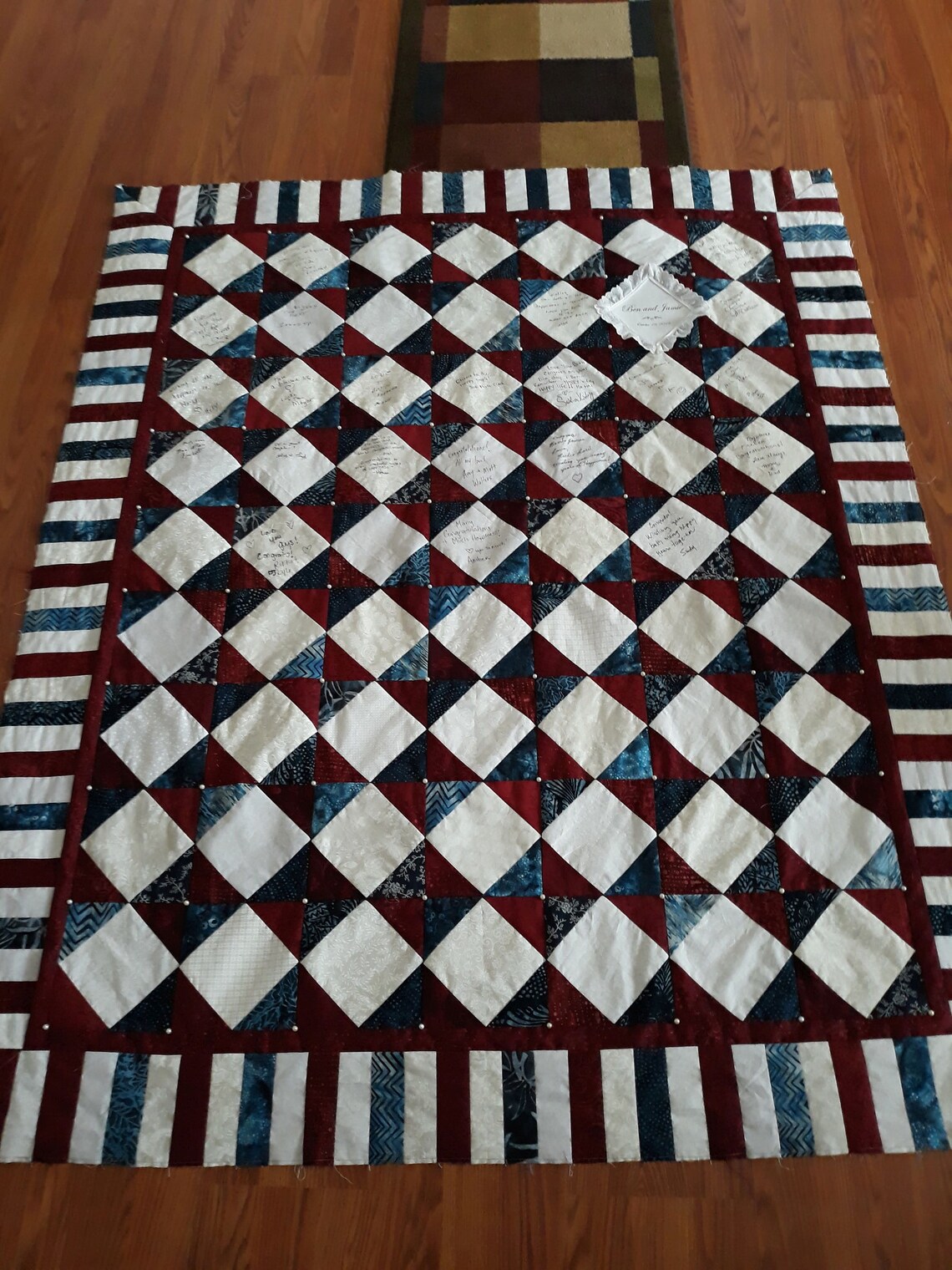 Wedding Signature Quilt Pattern PDF Etsy