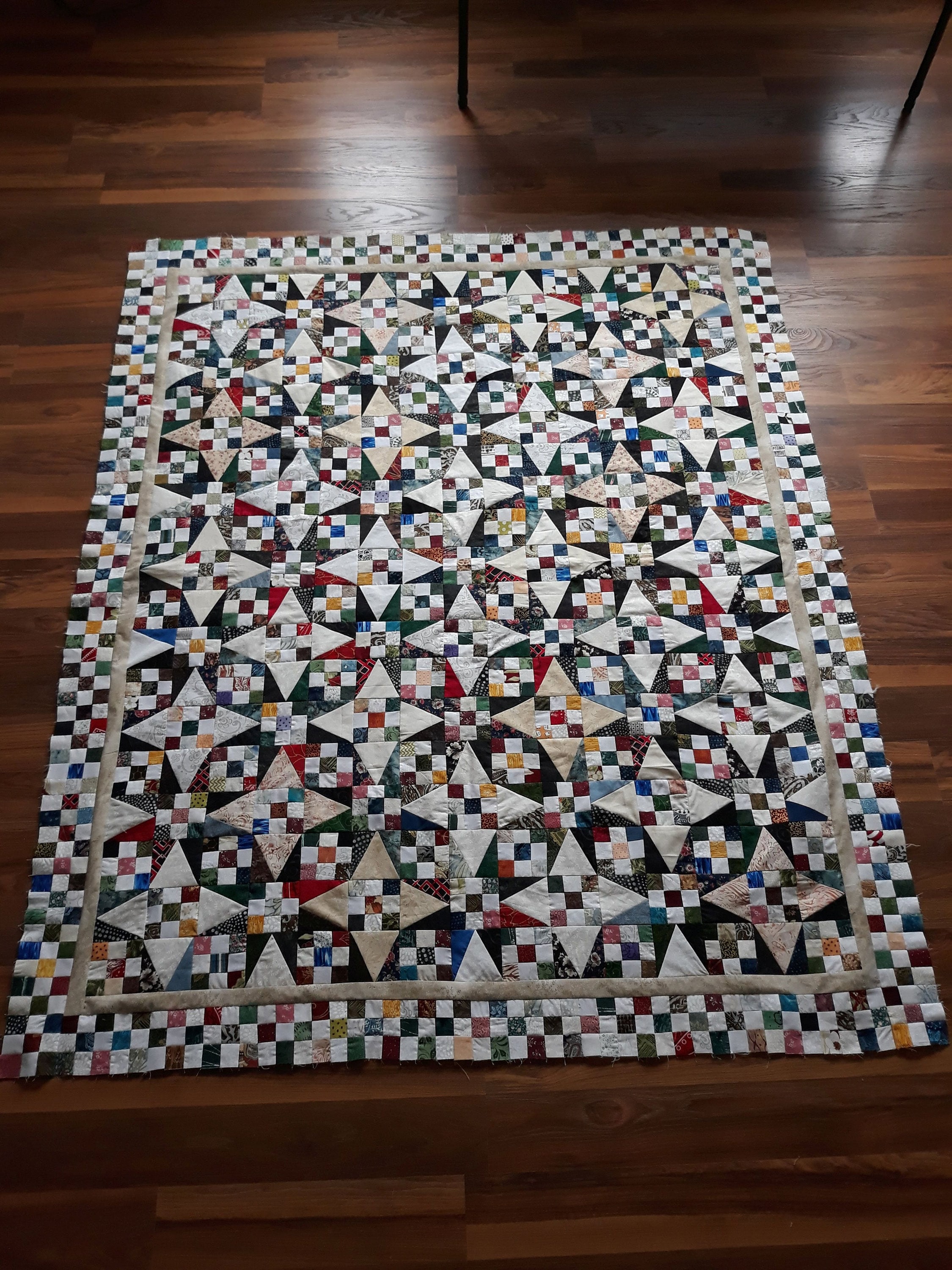 Scrap Patch Rocks Scrappy 9-patch Nines - Scrap Quilt Pattern, 9-patch Blocks, Scrap ...