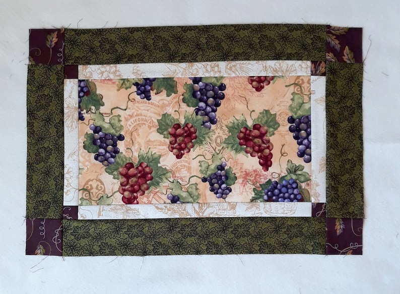 Quilted Placemat PDF Pattern Etsy