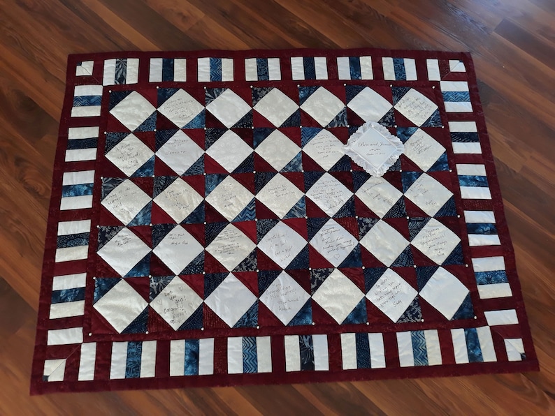 Wedding Signature Quilt Pattern PDF Etsy