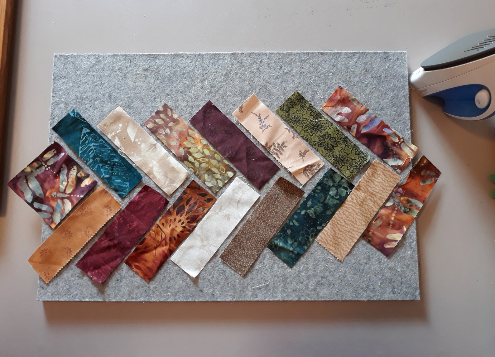 Scrappy Braided Mug Rug PDF Pattern Etsy