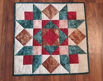 Miller&#39;s Crossing - Quilt Block and Quilted Wall Hanging or Table Topper PDF Pattern, Pieced Blocks, Big Block Quilt Pattern