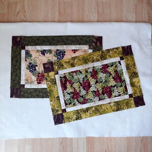 Wine-themed Quilted Placemat Pattern - Etsy