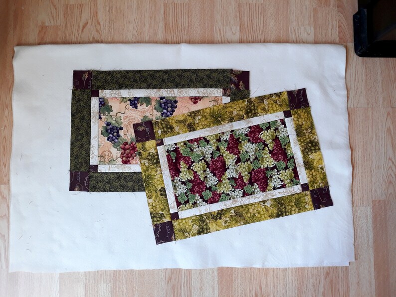 Quilted Placemat PDF Pattern Etsy