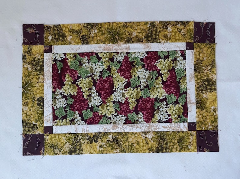 Quilted Placemat PDF Pattern Etsy