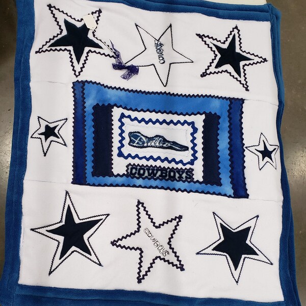 Dallas Cowboys Star Quilt Etsy