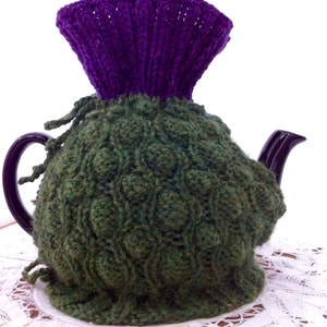 Scottish Thistle Tea Cozy Outlander Robert Burns Downton Abbey High Tea Braveheart Balmoral Edinburgh Thistle image 4