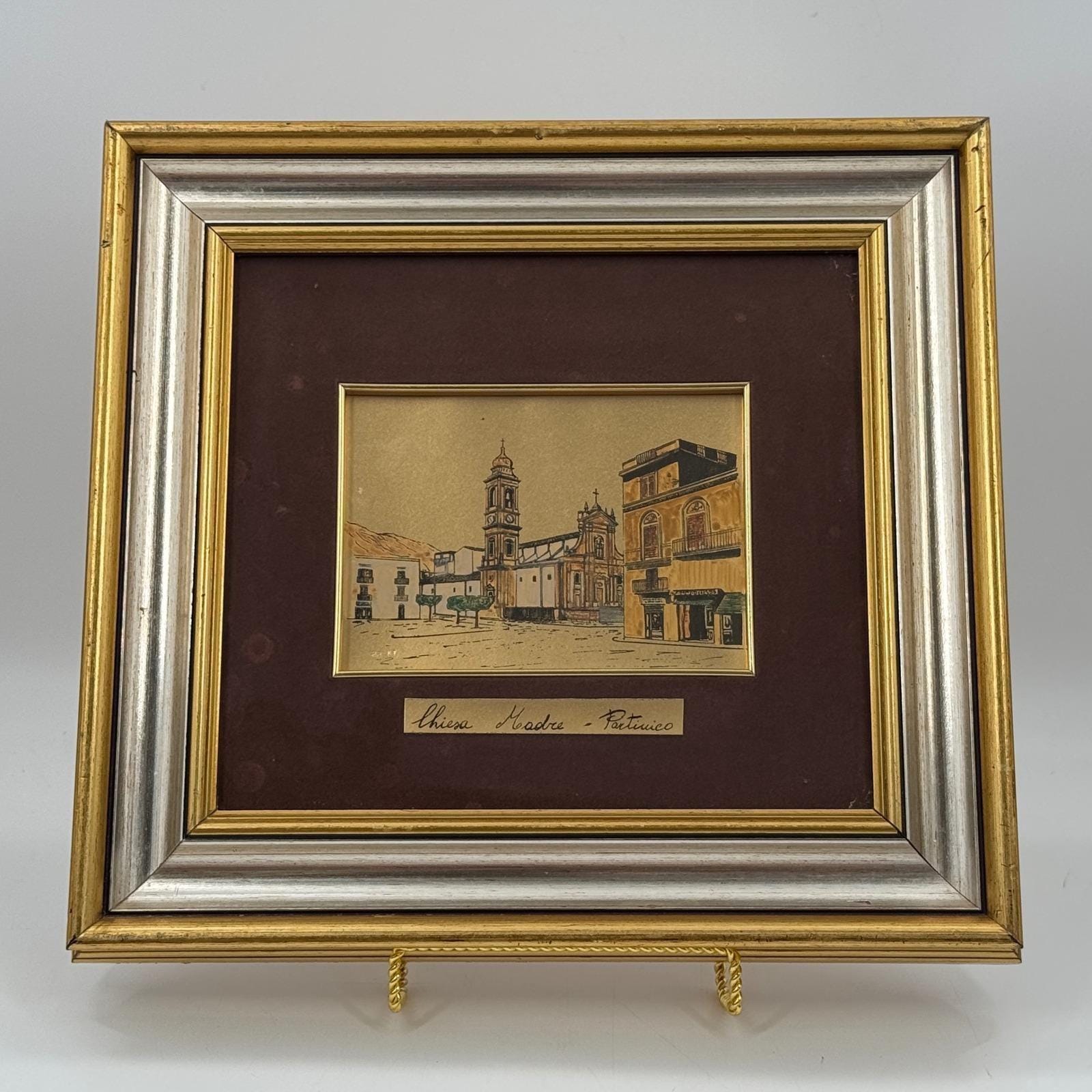 Vintage Italian Gold Leaf Art - Etsy
