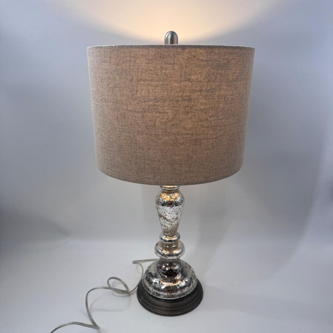 Pottery Barn Mercury Glass Lampnull
