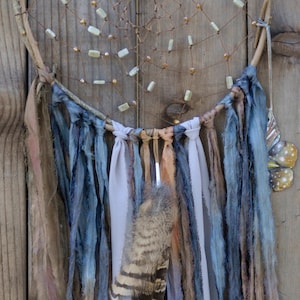 Large Willow Dream Catcher: Native American Boho Wall Hanging (30")