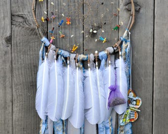 Large Willow Dream Catcher - 32"  #0028 elizabeth mukerji  Worry Doll ART