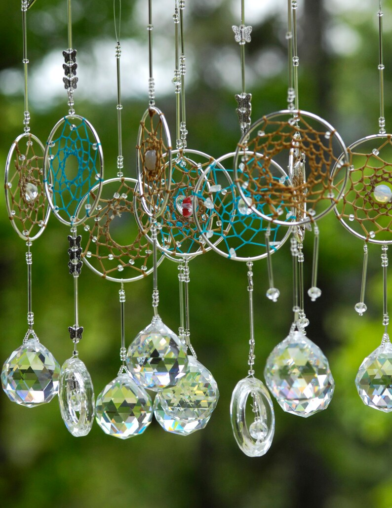Large SunCatcher Dream Catcher Butterfly Sun Catcher 50mm Etsy