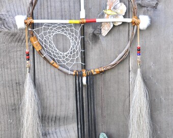 Large Native American Medicine Wheel \ Dream Catcher, Spiritual #004
