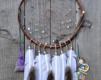 Large Willow Dream Catcher - 25"  #0030 elizabeth mukerji ART