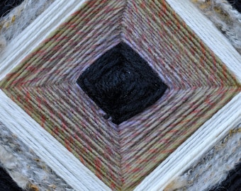Gods Eye - OjoDe Dios - Large Spirit Eye - Wall Art, Willow Branches, Artist Dyed Yarn & Silk -  Spiritual Protection