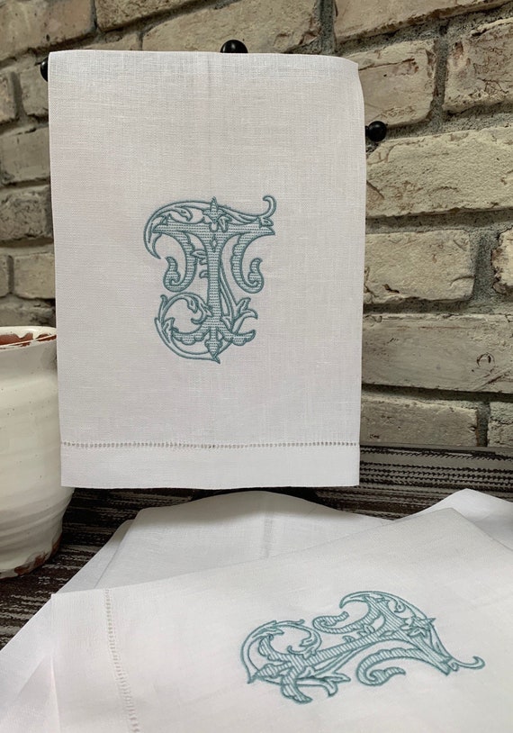 Fine linen hand towels sale