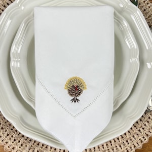 Thanksgiving Fall Turkey  Napkins
