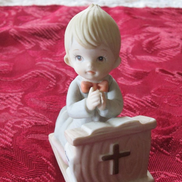 1984 The Christopher Collection Lefton China "Praise the Lord" Figurine