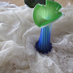 Beautiful Rare Murano Multicolored Layered Vase