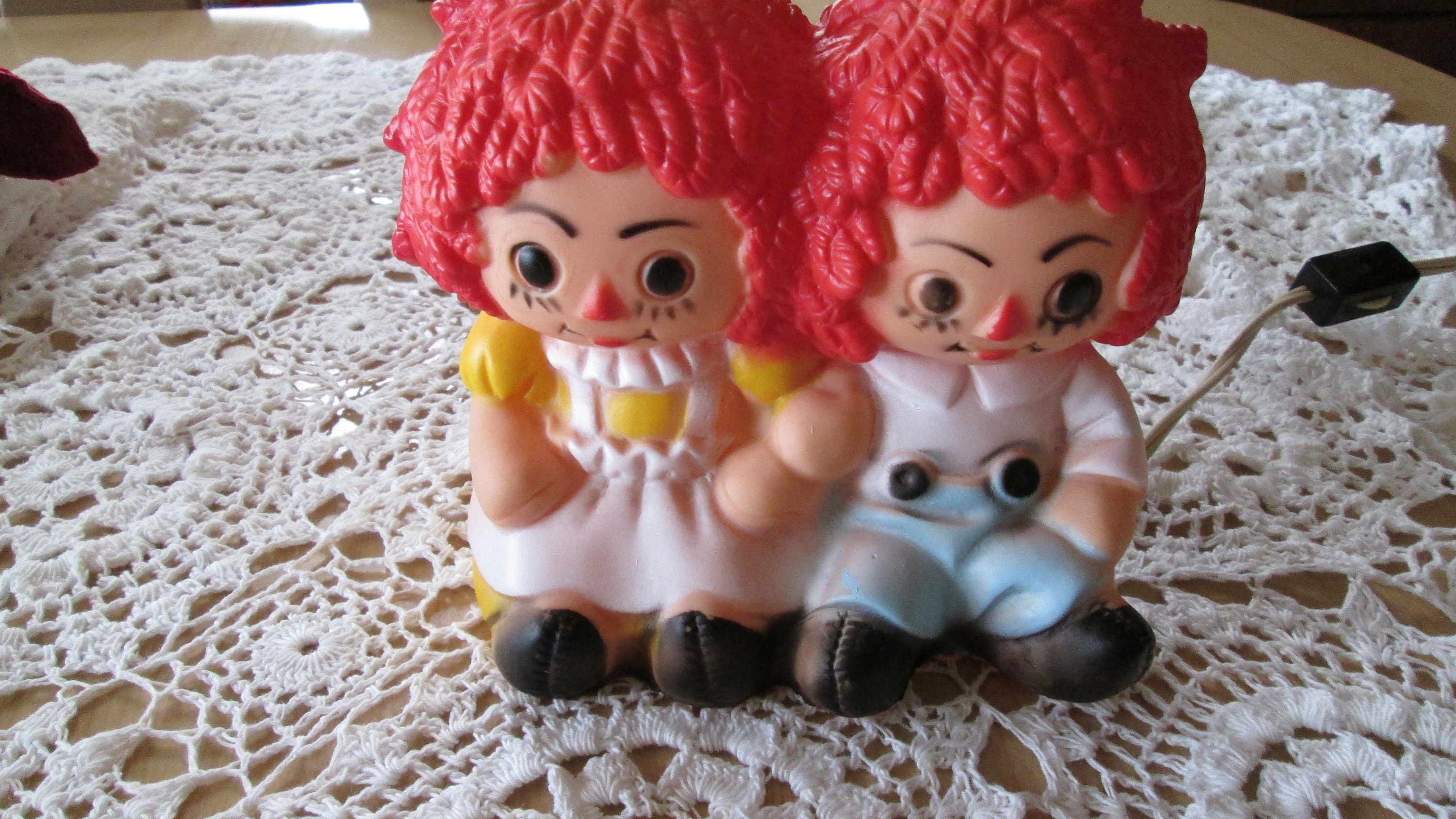 Raggedy andy lamp - Etsy 日本