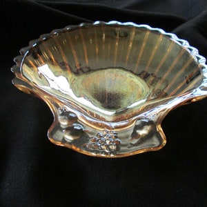 Imperiale Glas schillernde Faschingsglas Muschel