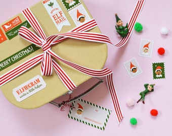 Elf Christmas Postage Marks & Stamps