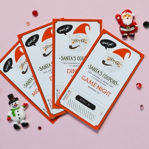 Cupones de Navidad / Archivo descargable / DIY