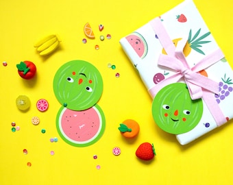 Watermelon Gift Tag | Downloadable File | DIY
