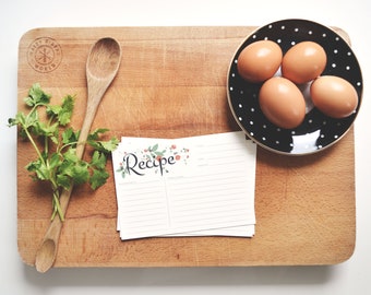 Botanical Recipe Card | Downloadable File | DIY