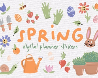 Spring Digital Planner Stickers | GoodNotes
