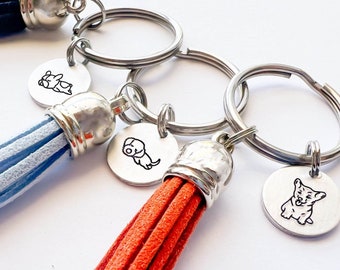 Cute Dog Tassel Keychain, Pet Lover Gift