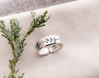 Vine Ring, Forest Jewelry, Gifts Under 20