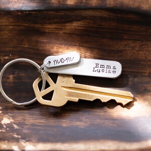 Kids Name Keychain, Special Mama Gift, Personalized Christmas Gift