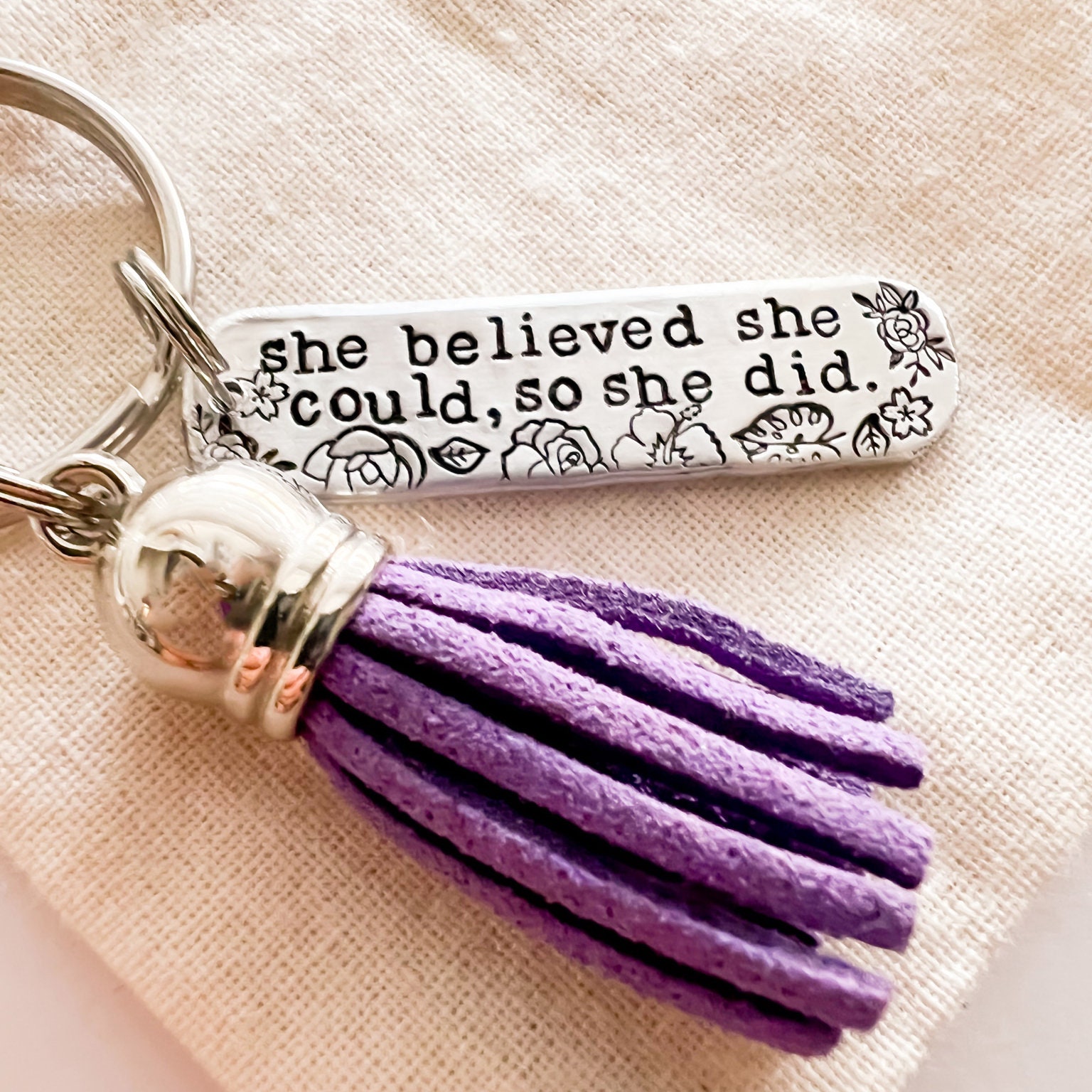 Keychains She Believed She Could so She Did Gift for Her -  UK