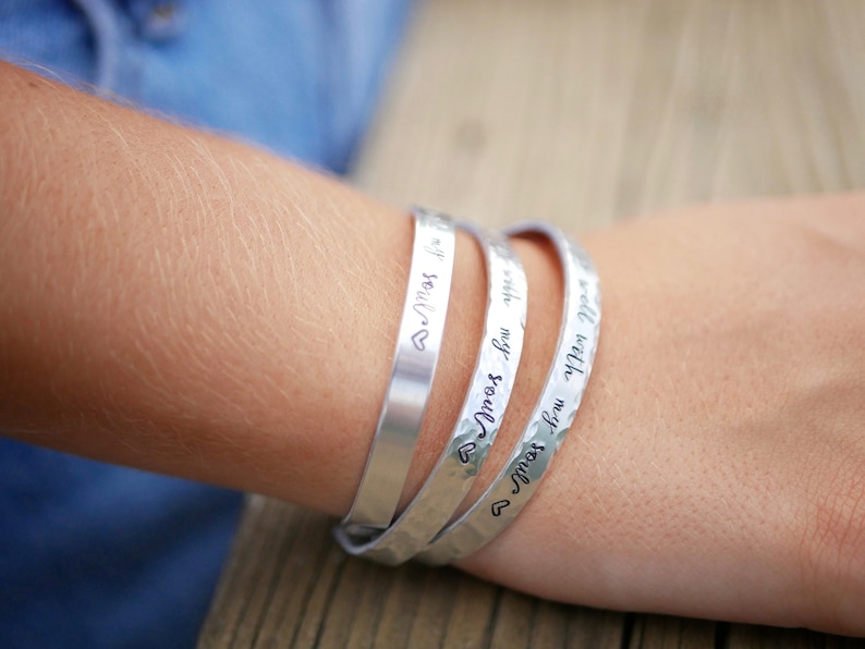 Bible Verse Quote Bracelet, It Is Well With My Soul image 8
