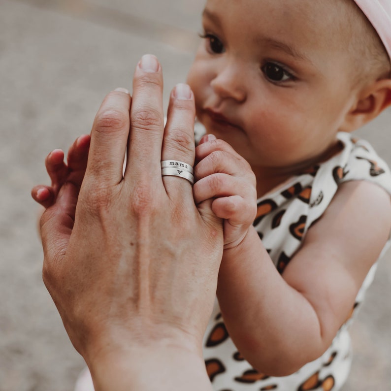 Mama Ring, Grandma Jewelry, Mother's Day Gifts for Mom image 6