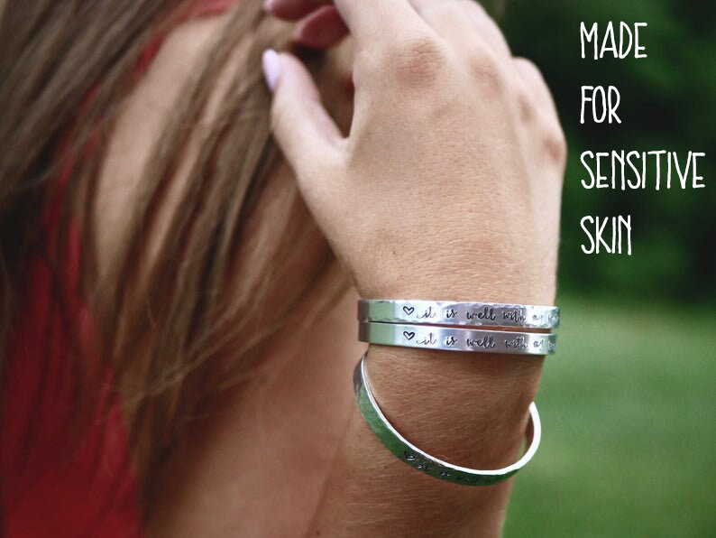 Bible Verse Quote Bracelet, It Is Well With My Soul image 5