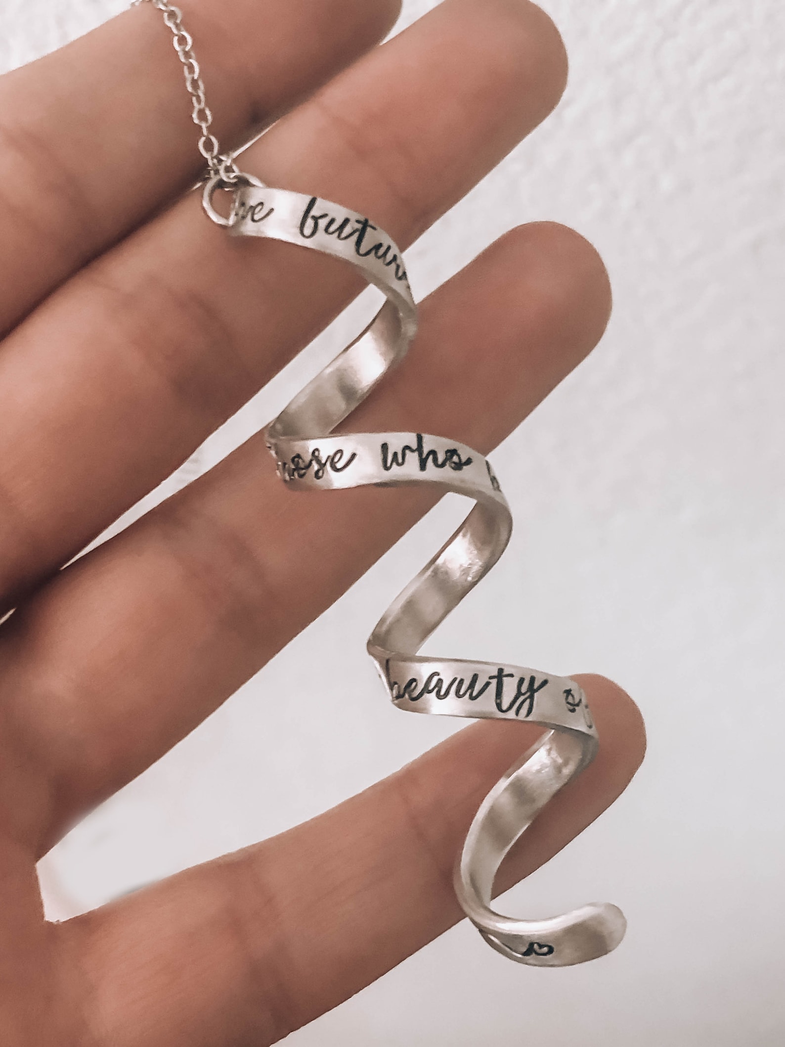 Personalisierte Spruch Halskette Halsketten für Frauen Etsy