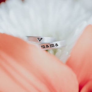 Mama Ring, Grandma Jewelry, Mother's Day Gifts for Mom image 9