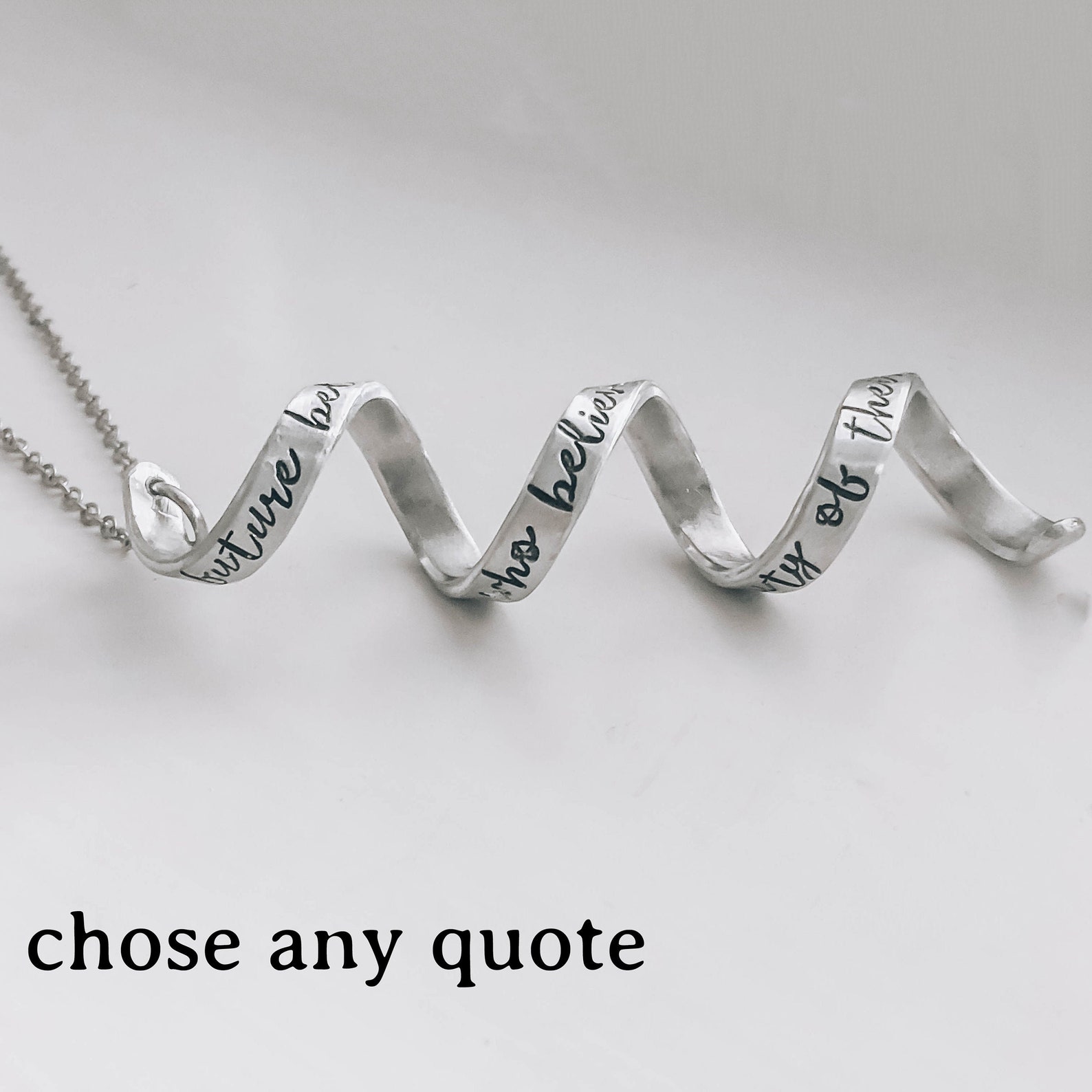 Personalisierte Spruch Halskette Halsketten für Frauen Etsy