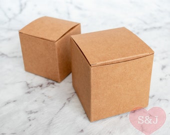 10x Kraft 5cm 6cm 7cm 8cm 9cm 10cm Cardboard Party Bomboniere Favour Cupcake Container Boxes