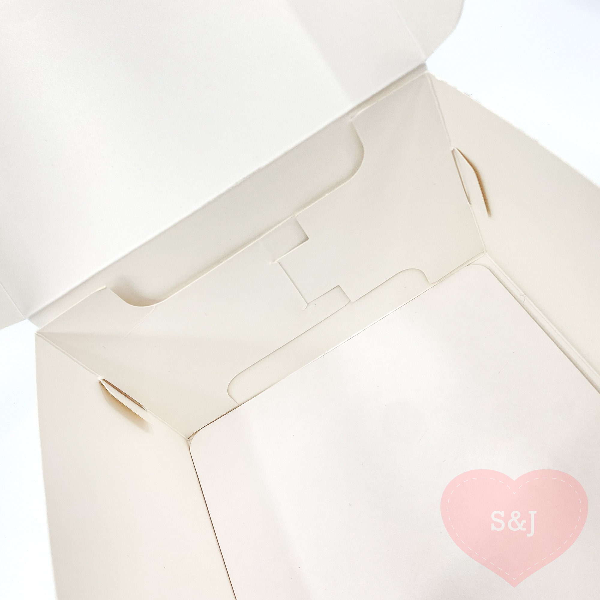 10x Cake Cardboard Box 15.5x15.5x10cm Flip Lid Base Board Etsy Australia