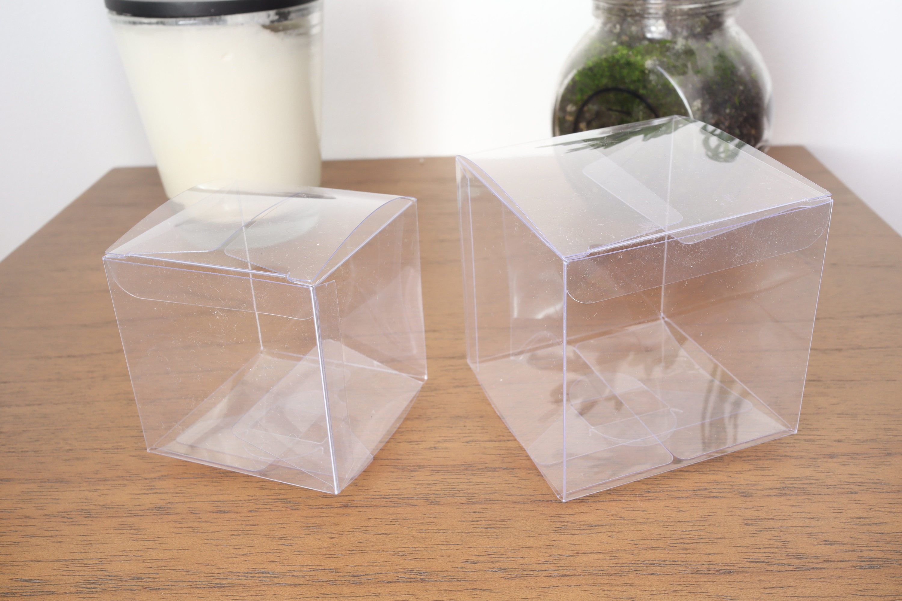 12cm 10cm 9cm 8/7/6cm Large Clear PVC Box Transparent Gift Box