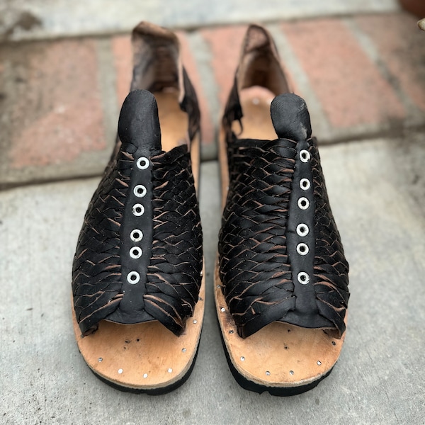 mens leather huarache shoes