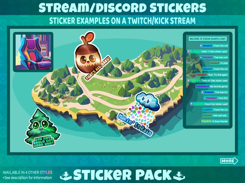 Winter Stream Stickers: Funny Puns, Discord Emotes (digital Download ...