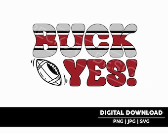 Buckeyes SVG: Ohio State Cut-fil (digital nedladdning)
